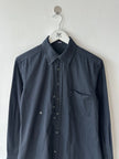 YUJI YAMADA - 1990s ASYMMETRIC FRONT PANEL LONG SLEEVE SHIRT