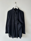 YOHJI YAMAMOTO Y's - S/S 2019 ASYMMETRIC FRONT LONG SHIRT