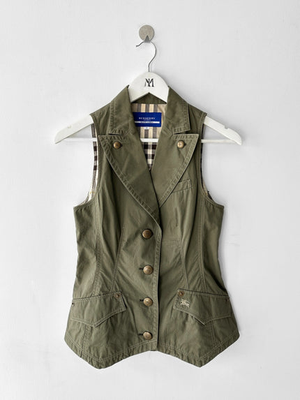 BURBERRY BLUE LABEL - early 2000s BUTTONED VEST GILET