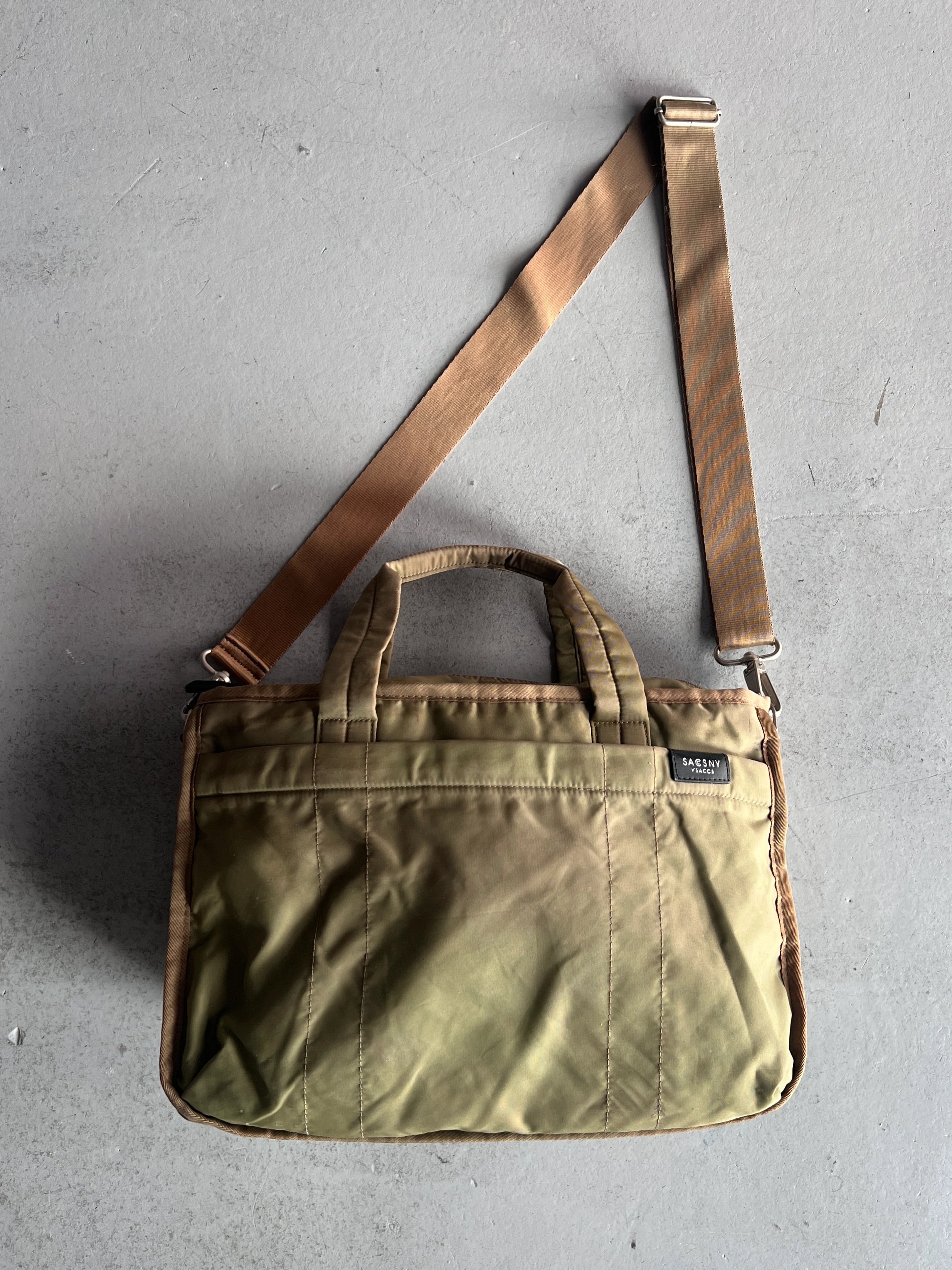 YOHJI YAMAMOTO Y'SACCS - 1990s 2 IN 1 NYLON BAG