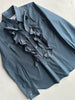 COMME DES GARÇONS - S/S 1999 RUFFLE FRONT LONG SLEEVE SHIRT