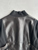 CLAUDE MONTANA - early 2000s BONDAGE JACKET WITH LEATHER FRONT AND BACK PANEL