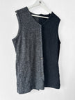 YOHJI YAMAMOTO - F/W 1999 TWO TONE KNIT VEST TOP