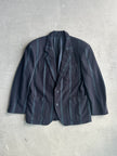 ISSEY MIYAKE - 1990s OVERSIZED BLAZER WITH CONTRASTING STRIPES