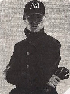 ARMANI JEANS - F/W 1997 EMBROIDERED LOGO FRONT CAP