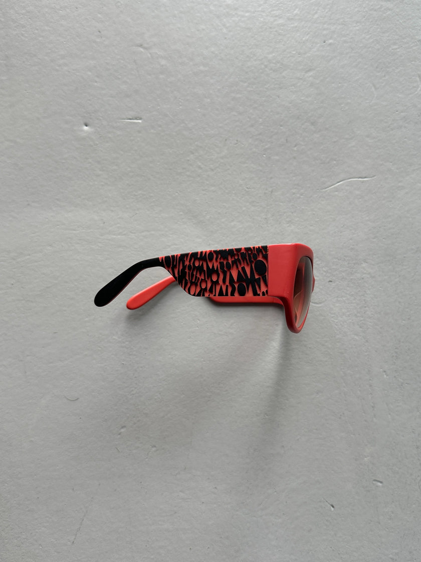 MISSONI - 2000s BOLD GRAPHIC OVERSIZED SUNGLASSES