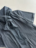 MARTIN MARGIELA - S/S 2007 NECK TIE OPEN FRONT BLOUSE