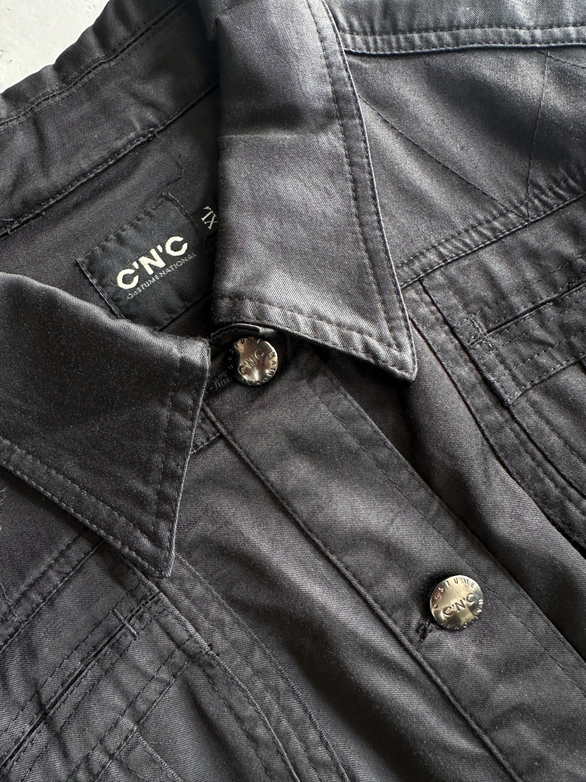 C’N’C COSTUME NATIONAL - 2000s SCULPTED PANELING JACKET