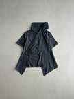 MARTIN MARGIELA - S/S 2007 NECK TIE OPEN FRONT BLOUSE