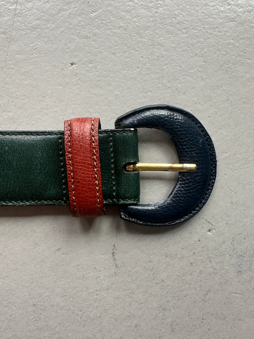 ETRO - 1990s MULTICOLOUR LEATHER BELT