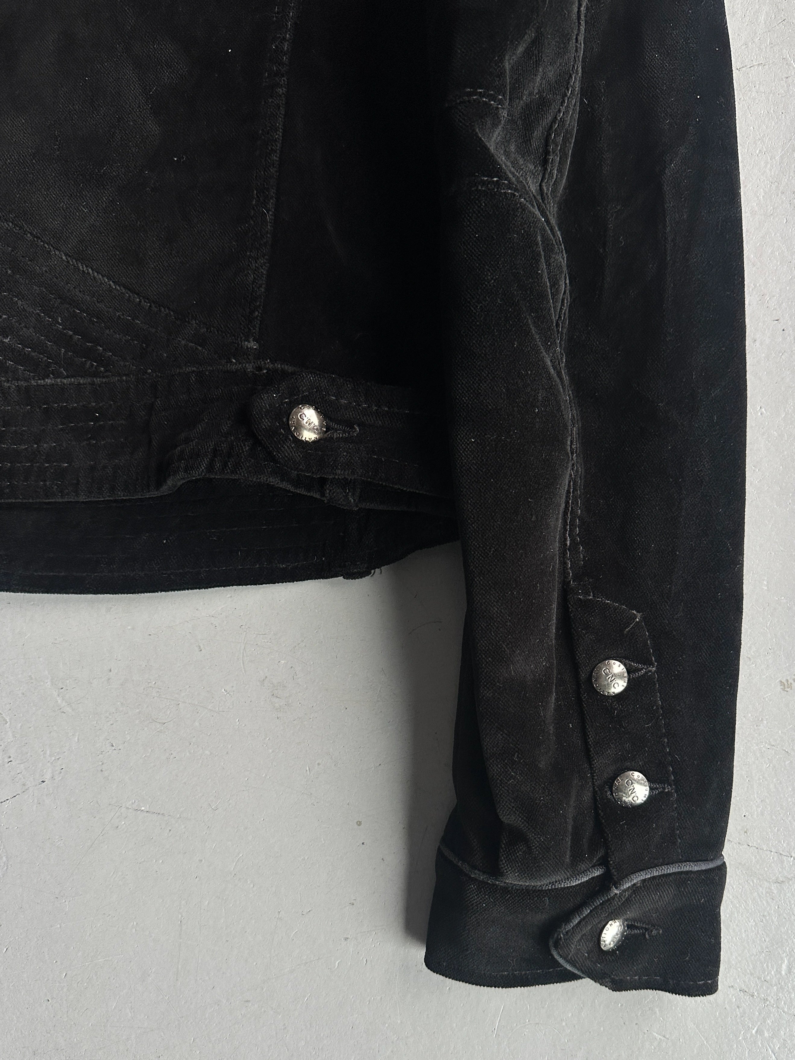 C’N’C COSTUME NATIONAL - F/W 2006 MULTI POCKET VELVET JACKET