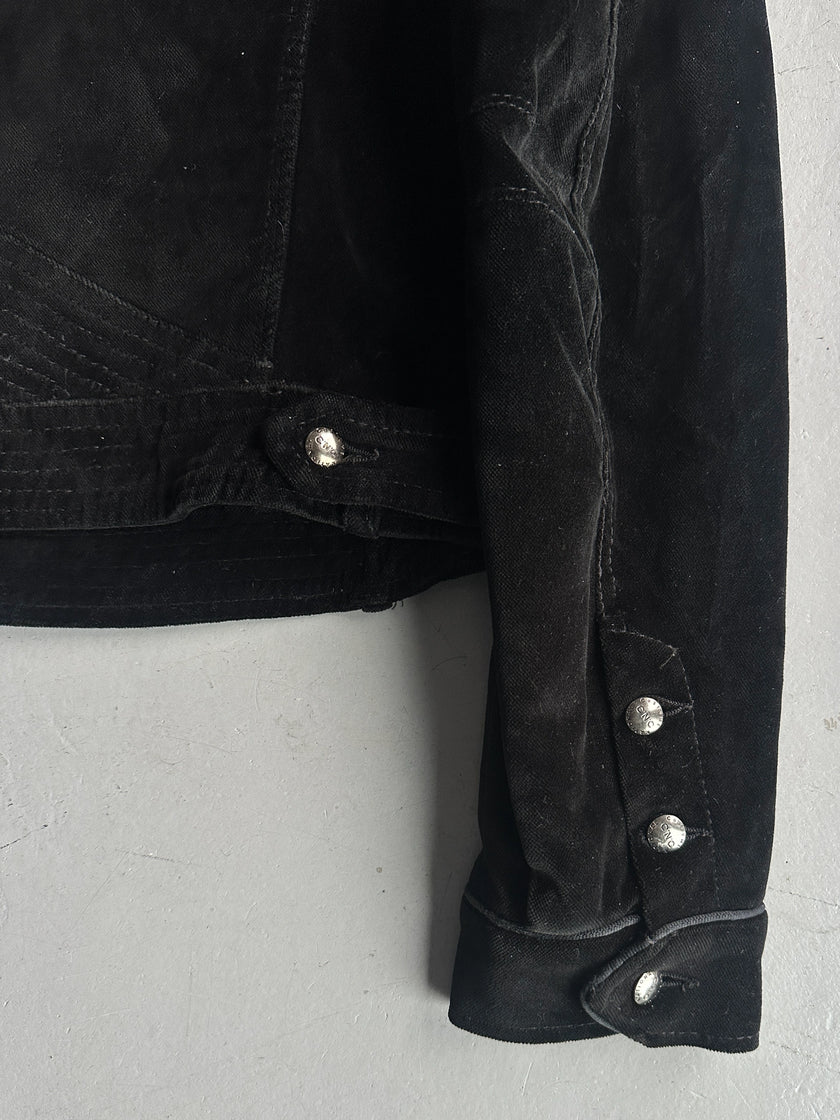 C’N’C COSTUME NATIONAL - F/W 2006 MULTI POCKET VELVET JACKET