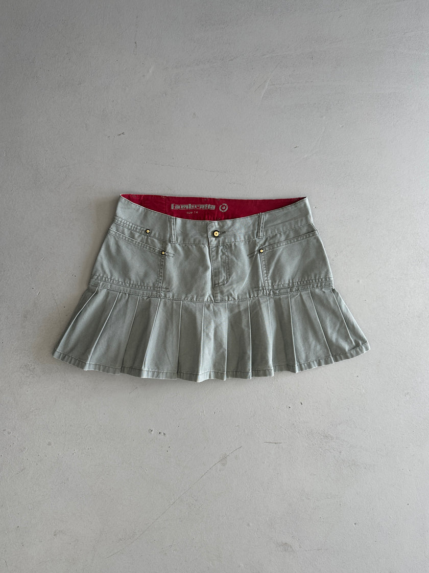 2000s PLEATED CARGO MINI SKIRT