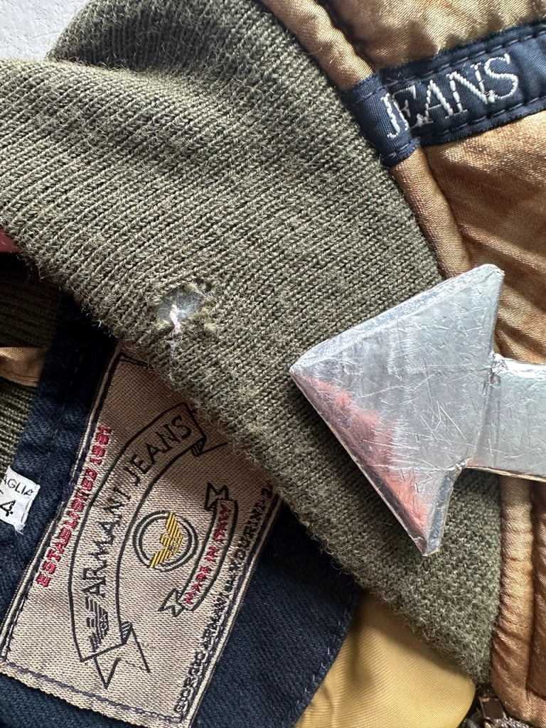 ARMANI JEANS - F/W 1988 STONE WASHED BOMBER JACKET