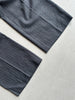 1990s PINSTRIPED STRAIGHT FIT TAILORED TROUSERS