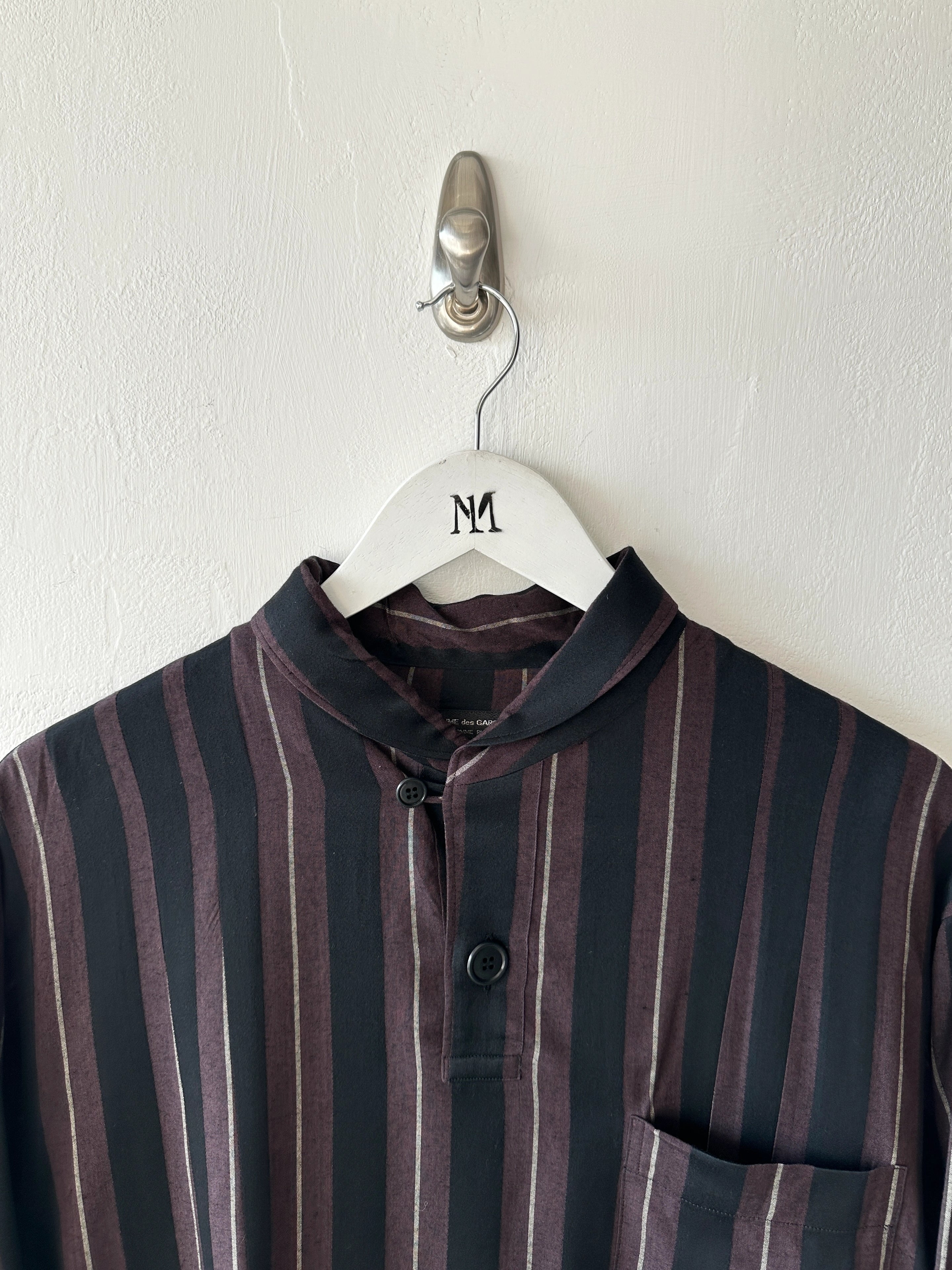 COMME DES GARÇONS - F/W 1995 STRIPED LONG SLEEVE PULLOVER TOP