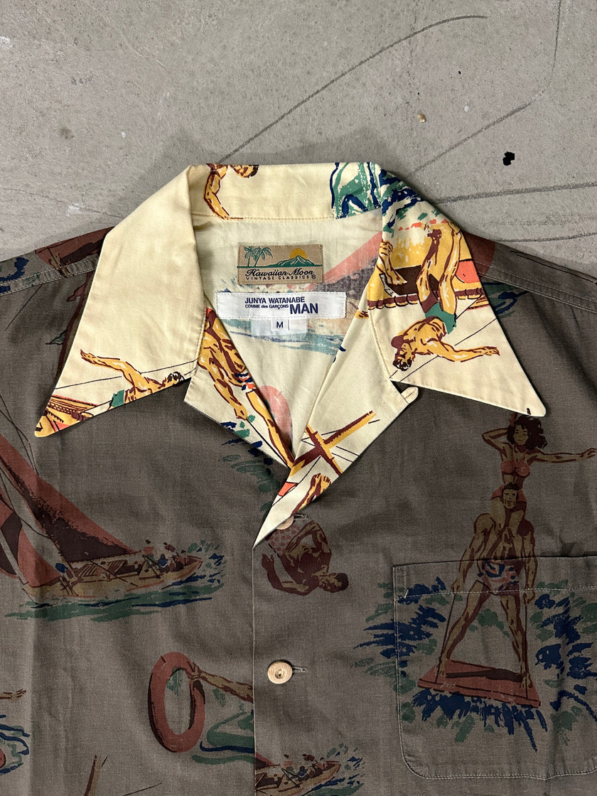 JUNYA WATANABE- COMME DES GARÇONS - SS 2003 ARCHIVE HAWAIIAN MOON SHIRT