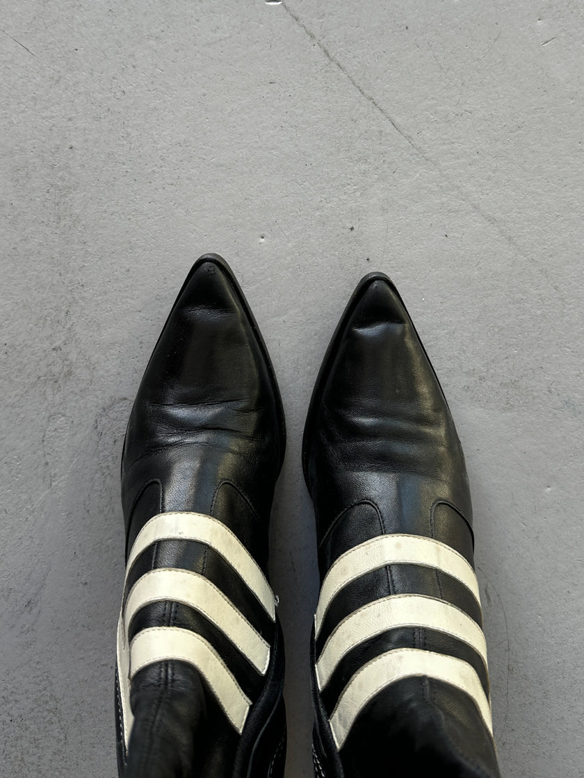 ETRO - F/W 2001 POINTED TOE KITTEN HEELS BOOTS