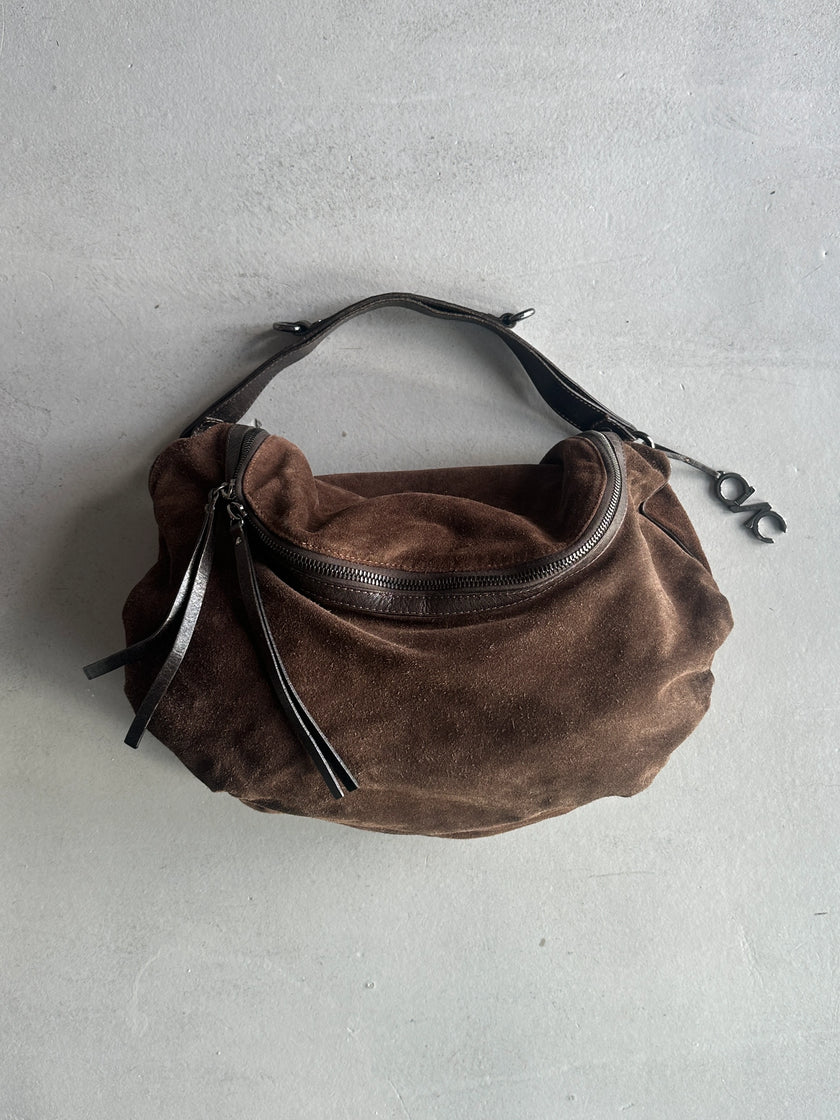 C'N'C COSTUME NATIONAL - F/W 2010 SUEDE LARGE HOBO BAG