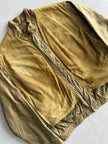 1980s PANELED SUEDE BOMBER JACKET