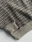 ISSEY MIYAKE - 1980s V NECK CHUNKY KNIT BOXY FIT JUMPER