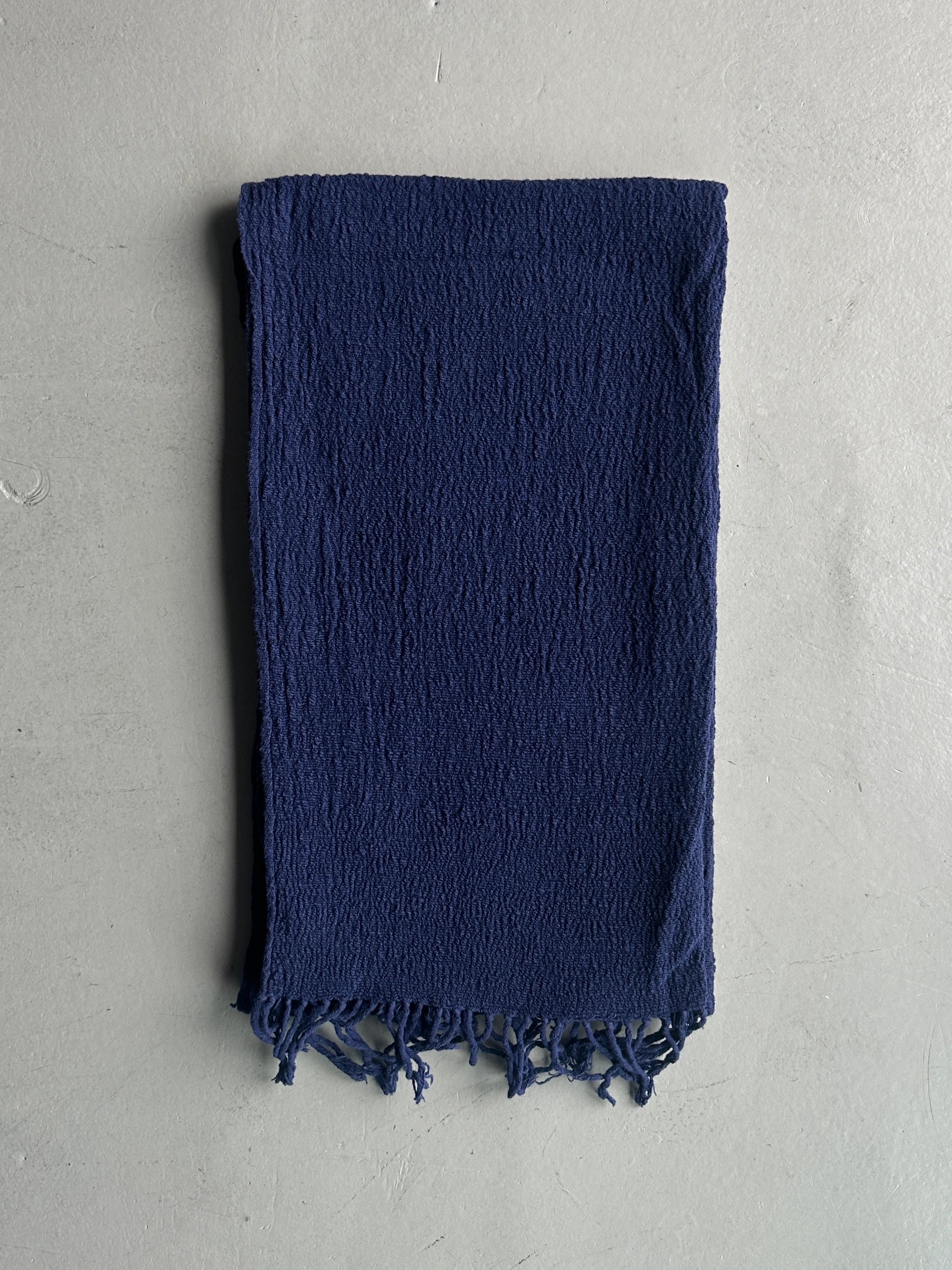 1980s CRINKLED LONG SCARF