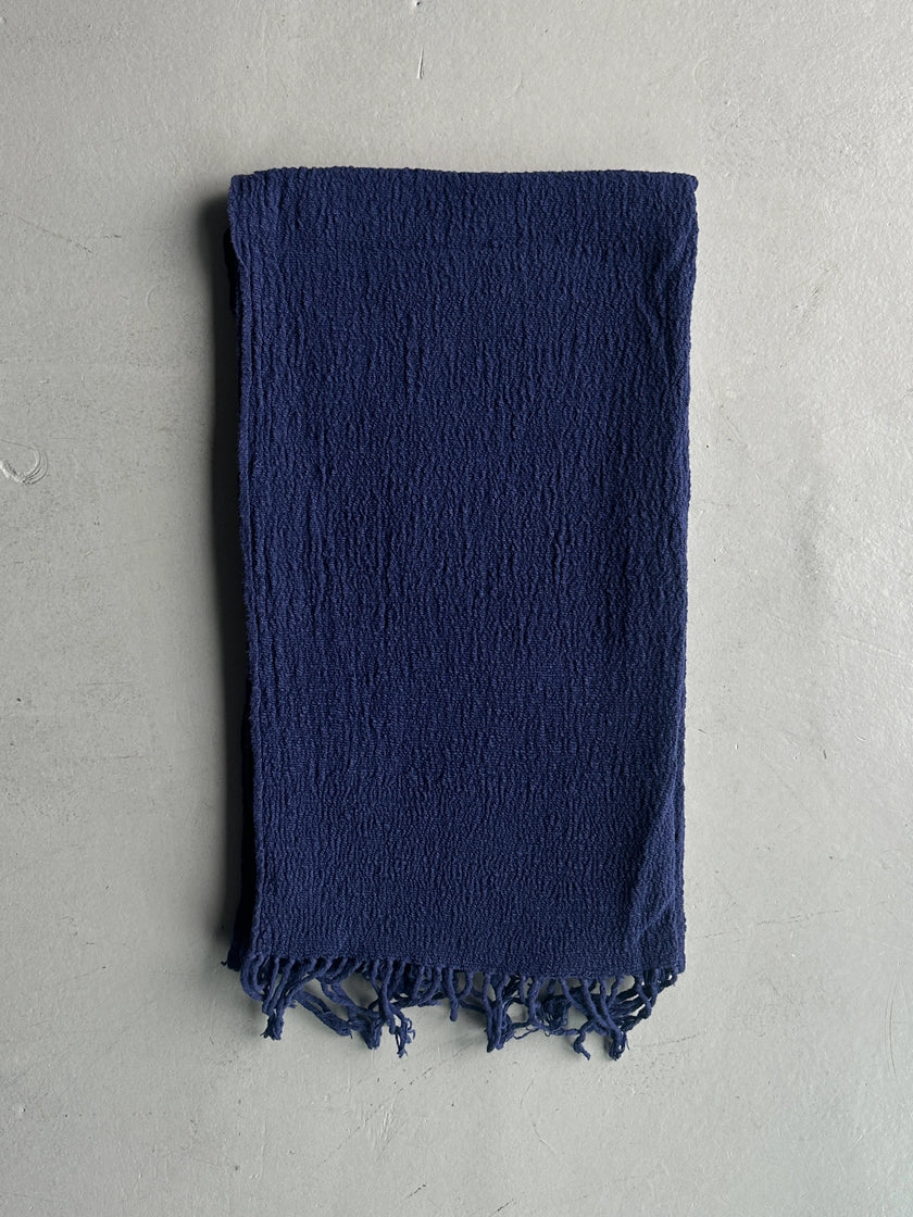 1980s CRINKLED LONG SCARF