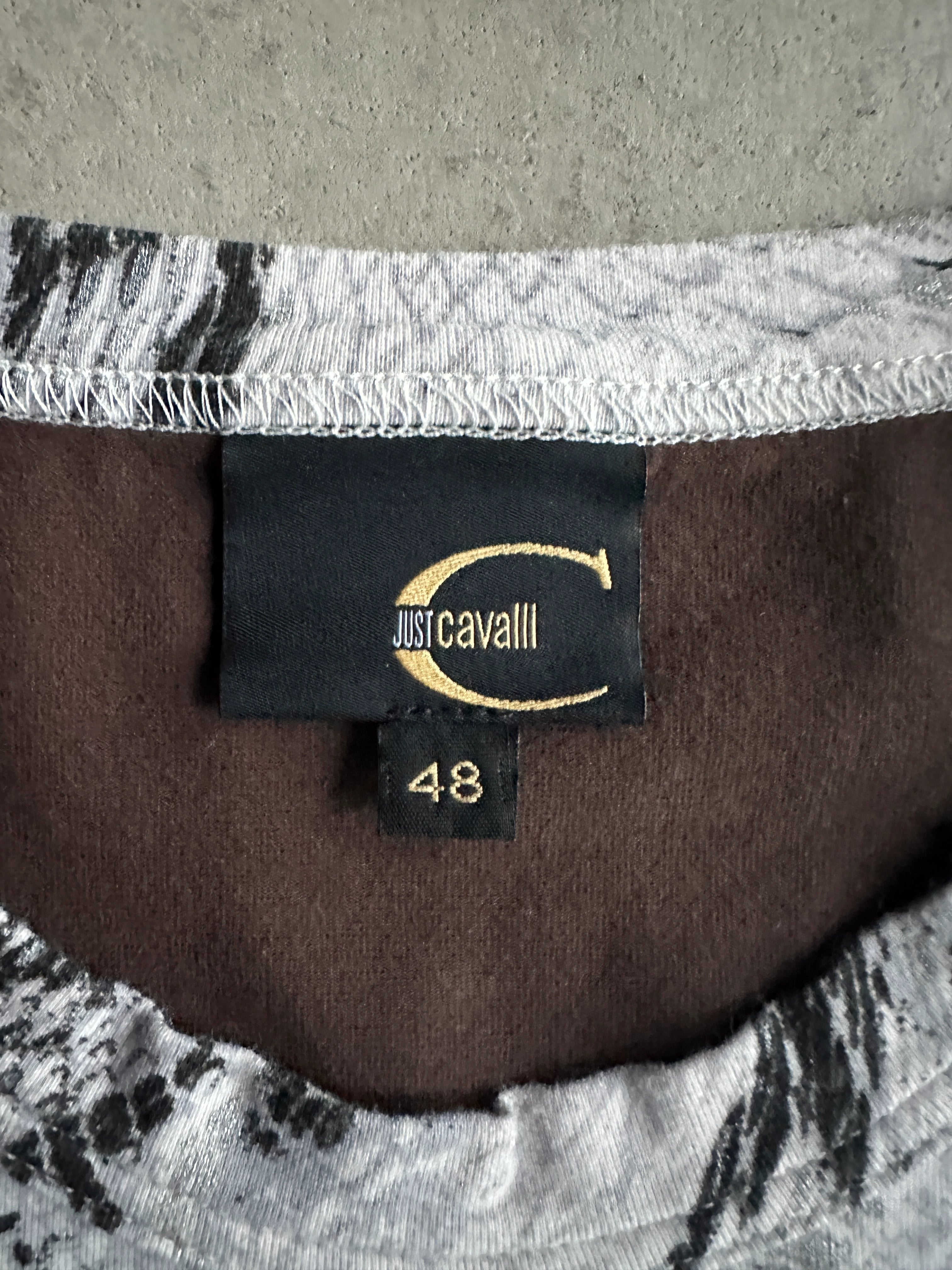 ROBERTO CAVALLI - 2000s CREW NECK LONG SLEEVE TOP