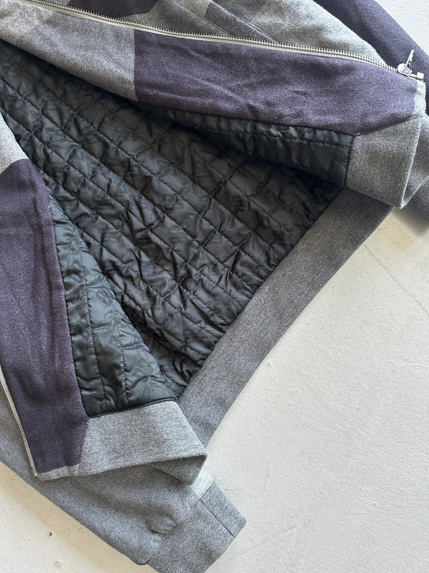 DIRK BIKKEMBERGS - 1990s SAMPLE BOTTLE NECK OVERSIZED BOMBER JACKET