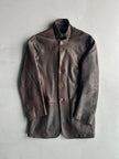 EMPORIO ARMANI - S/S 2004 MIDI LENGTH SOFT LEATHER JACKET