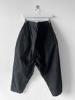 YOHJI YAMAMOTO Y'S - early 2000s MULTI BUTTON WAISTBAND CURVED TROUSERS
