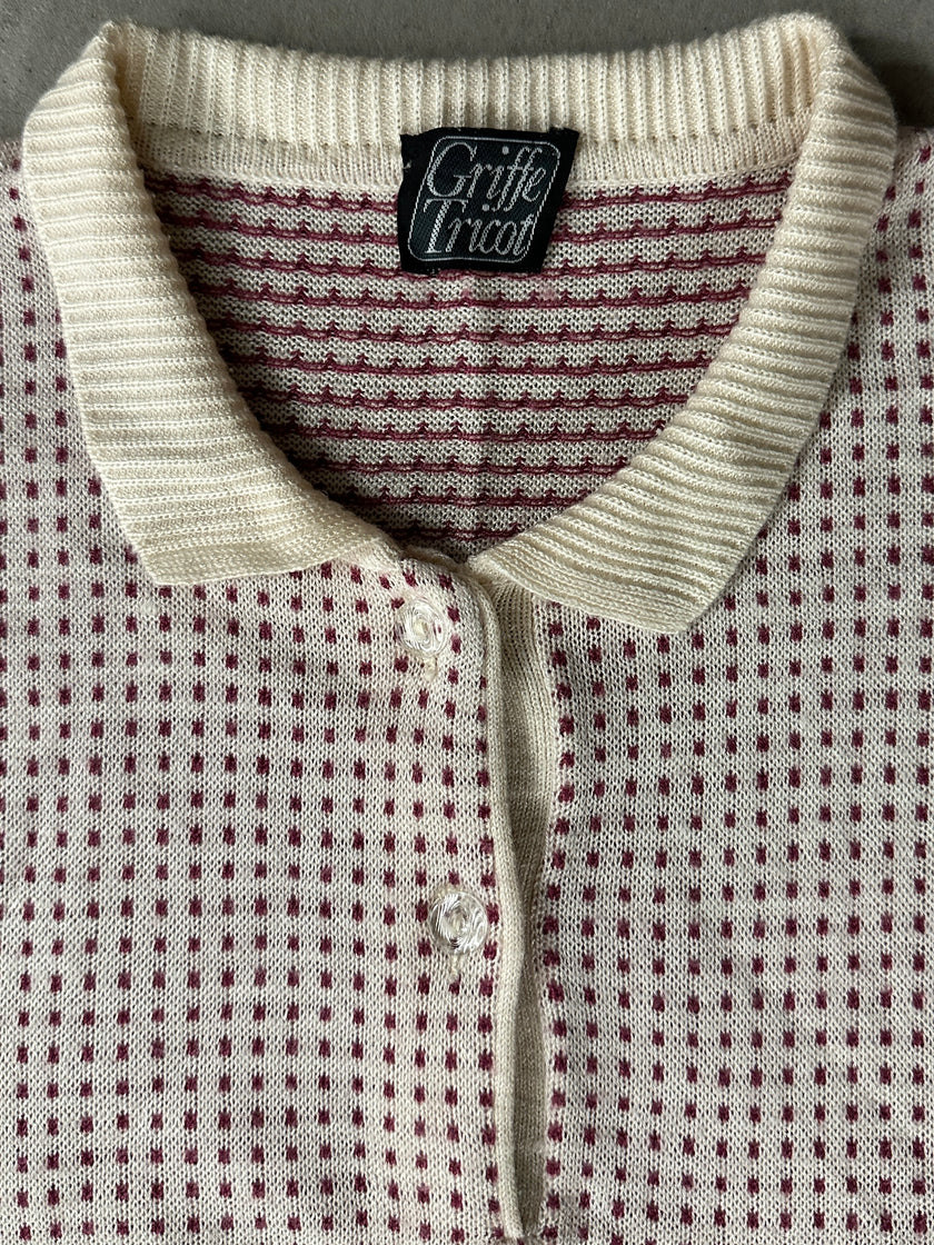 1970s TRICOT KNIT VEST