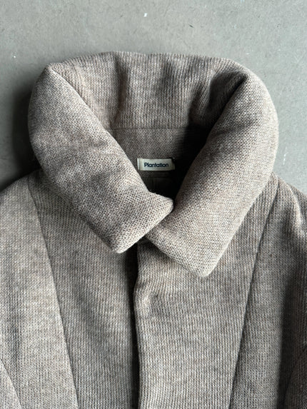 PLANTATION ISSEY MIYAKE - 1990s A LINE WOOL BLEND COAT