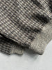ISSEY MIYAKE - 1980s V NECK CHUNKY KNIT BOXY FIT JUMPER