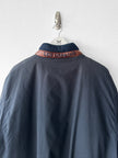LES COPAINS - 1980s CONTRASTING LEATHER FRONT BOMBER JACKET