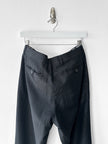 HELMUT LANG - late 1990s PINSTRIPED STRAIGHT LEG TROUSERS