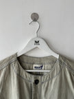 ISSEY MIYAKE HAI - 1980s DENIM COLLARLESS BLAZER