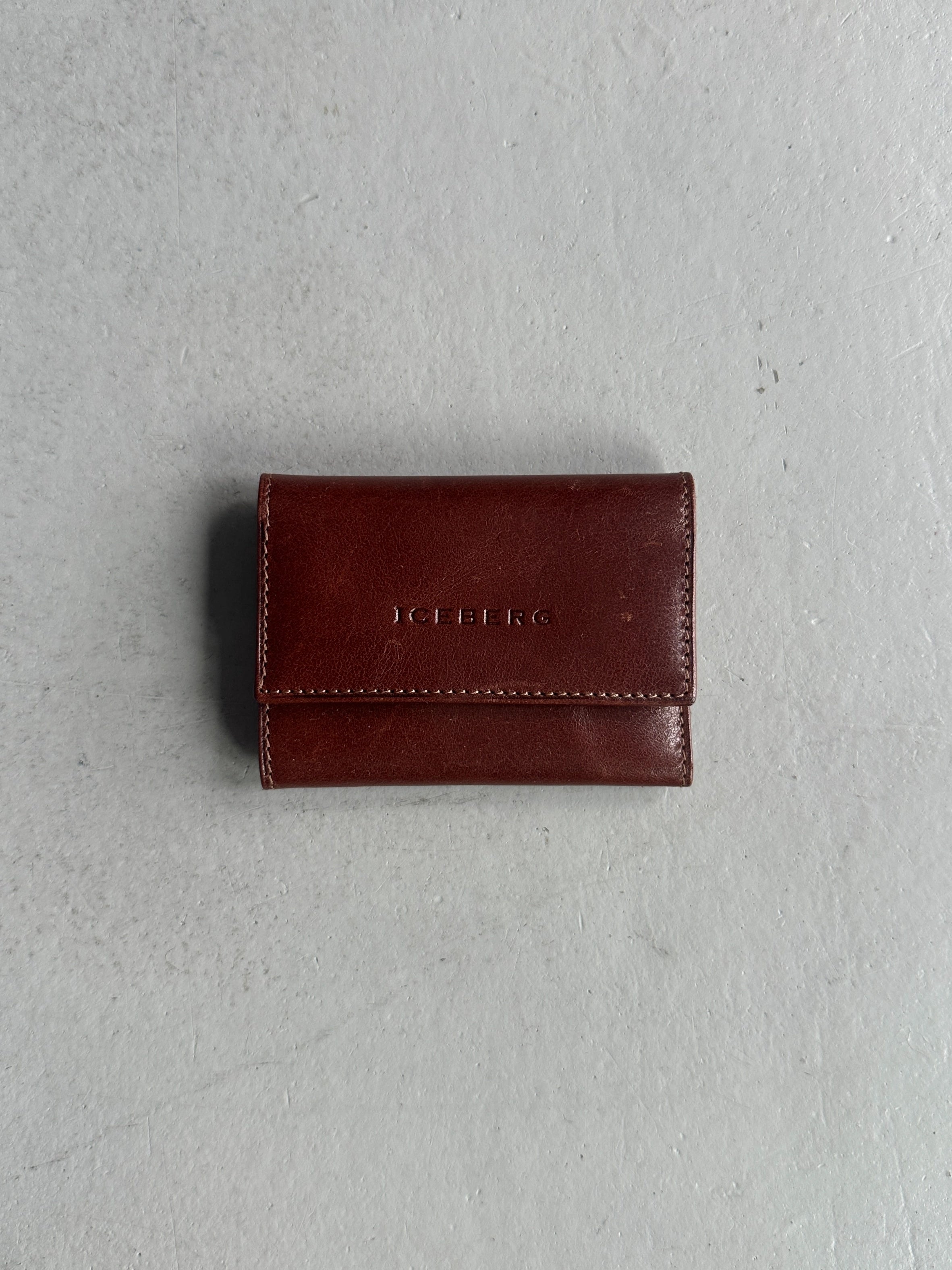 ICEBERG - 1990s LEATHER KEY HOLDER