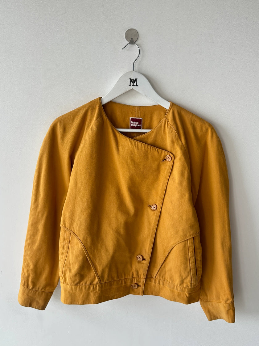 ISSEY MIYAKE - 1970s BOXY FIT ASYMMETRIC FRONT JACKET