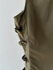 DANIELE ALESSANDRINI - early 2000s VEST SHIRT WITH SIDE BUCKLE STRAPS