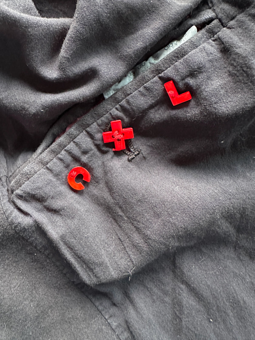 CHRISTIAN LACROIX - early 2000s CROP FIT MILITARY JACKET