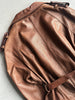 GIORGIO BRATO - 2000s SOFT LEATHER BELTED JACKET