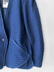 ISSEY MIYAKE - early 1970s TEXTURED SINGLE BUTTON BLAZER