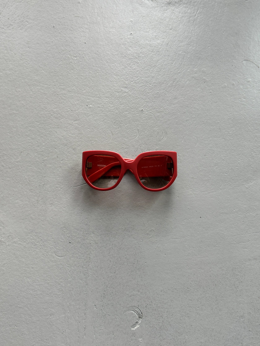 MISSONI - 2000s BOLD GRAPHIC OVERSIZED SUNGLASSES
