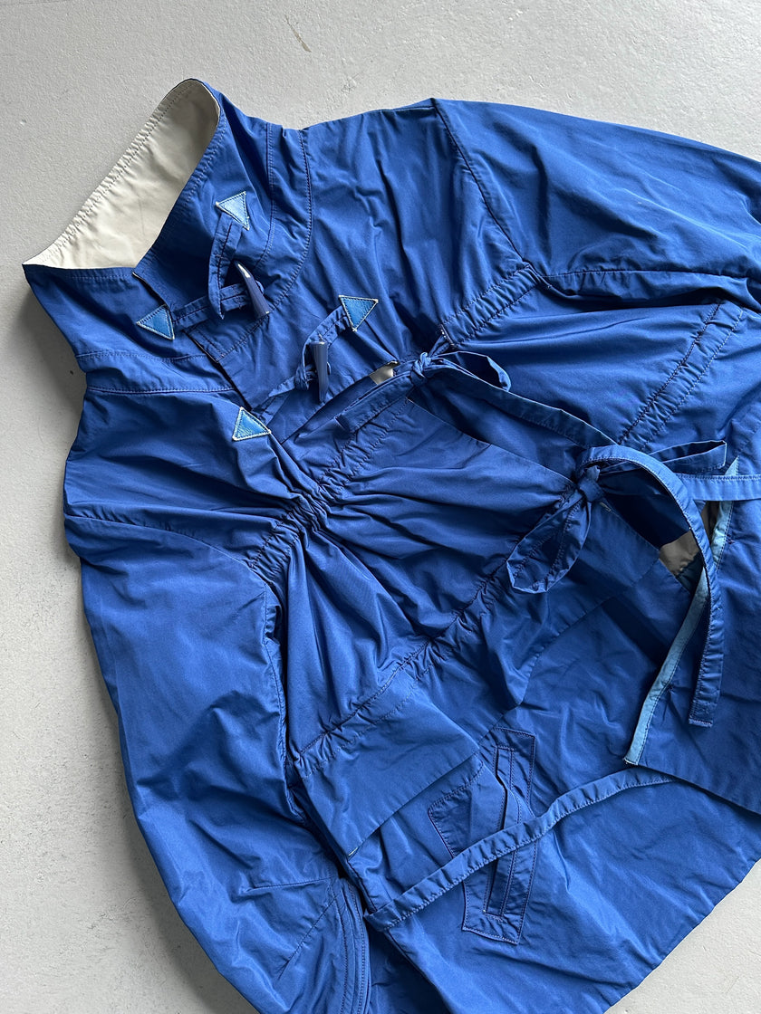 MARITHÉ + FRANÇOIS GIRBAUD - S/S 2013 FUNNEL NECK LAYERED LIGHT JACKET