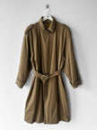 ITALIAN LABEL 1990s BELTED TRENCH COAT