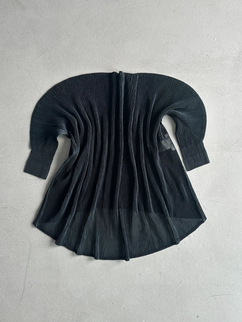 ISSEY MIYAKE PLEATS PLEASE - 2000s BOLERO CARDIGAN