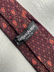 YVES SAINT LAURENT - 1990s SILK PATTERNED TIE