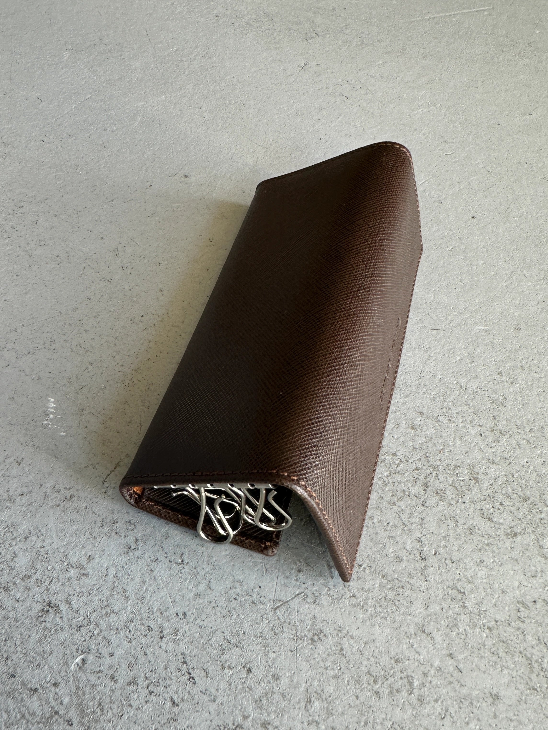 GIORGIO ARMANI - 1990s LEATHER KEY HOLDER