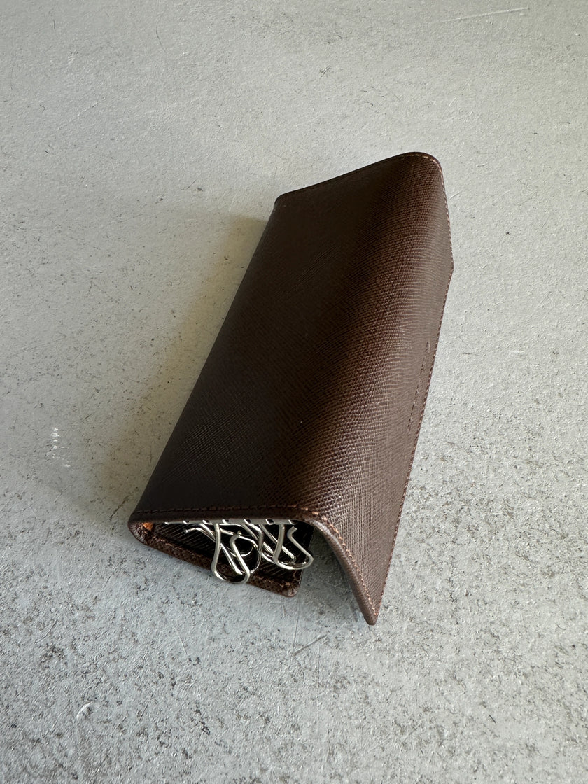 GIORGIO ARMANI - 1990s LEATHER KEY HOLDER